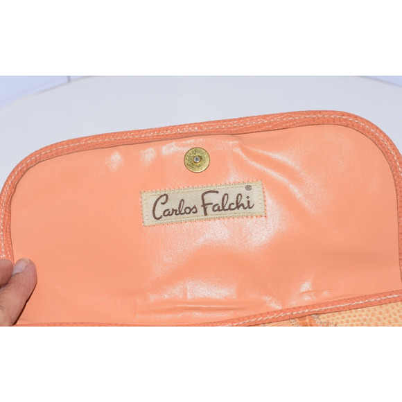 CARLOS FALCHI 1980s Patchwork Snakeskin Crossbody Shoulder Bag - Picture 5 of 9